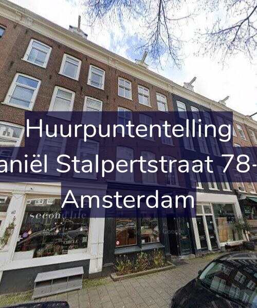 Foto gevel Huurpuntentelling voor Daniël Stalpertstraat 78-H, Amsterdam