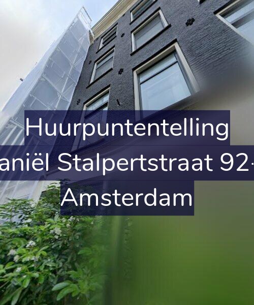 Foto gevel Huurpuntentelling voor Daniël Stalpertstraat 92-4, Amsterdam
