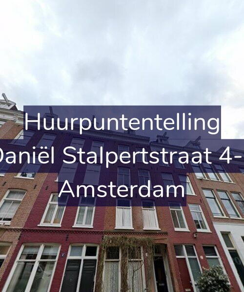 Foto gevel Huurpuntentelling voor Daniël Stalpertstraat 4-2, Amsterdam