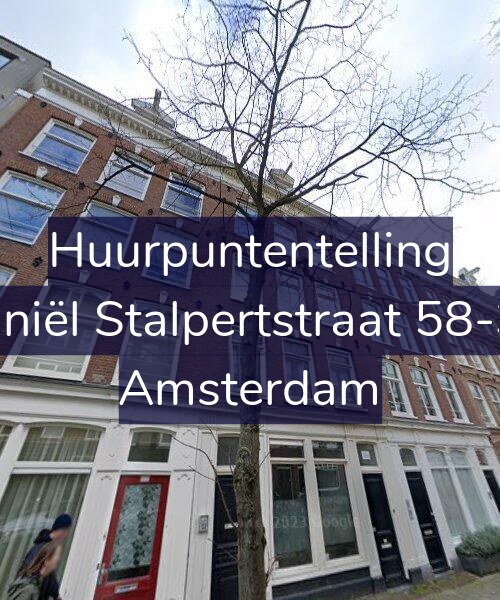Foto gevel Huurpuntentelling voor Daniël Stalpertstraat 58-3A, Amsterdam
