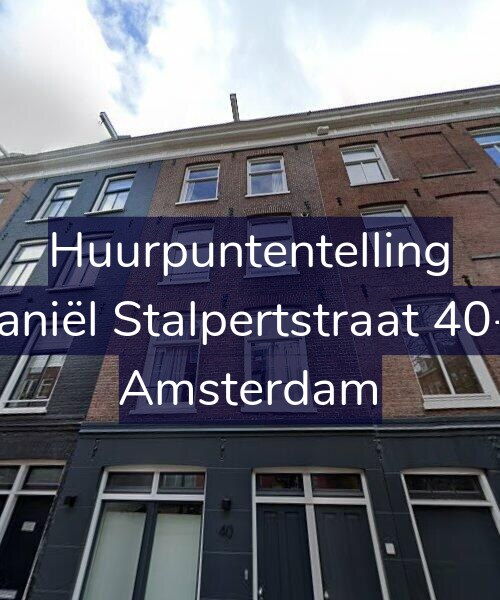 Foto gevel Huurpuntentelling voor Daniël Stalpertstraat 40-1, Amsterdam