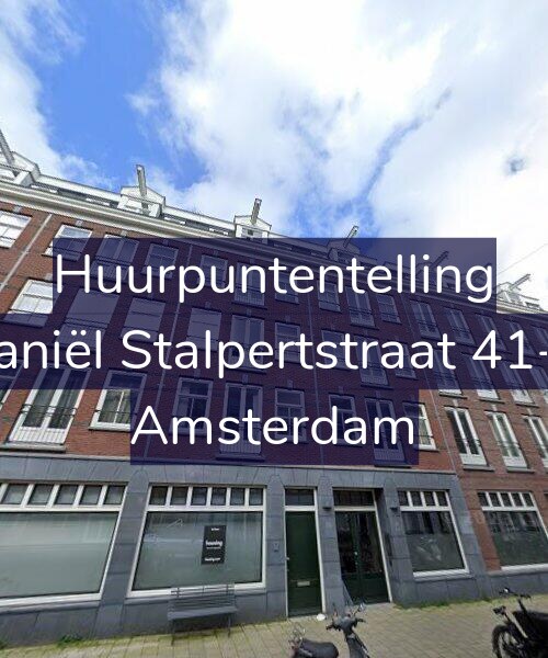 Foto gevel Huurpuntentelling voor Daniël Stalpertstraat 41-A, Amsterdam