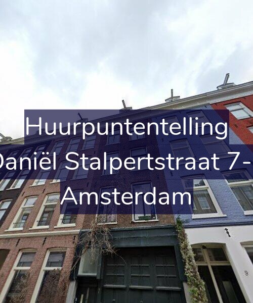 Foto gevel Huurpuntentelling voor Daniël Stalpertstraat 7-3, Amsterdam