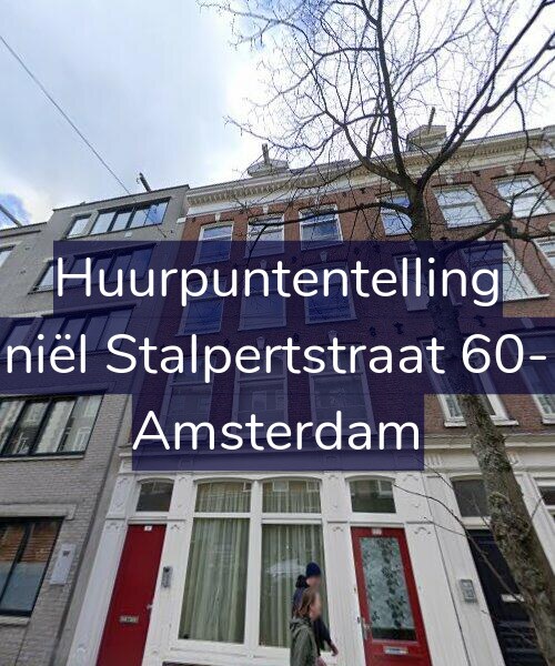 Foto gevel Huurpuntentelling voor Daniël Stalpertstraat 60-1V, Amsterdam