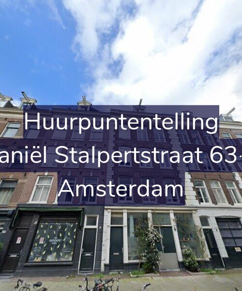 Foto gevel Huurpuntentelling voor Daniël Stalpertstraat 63-2, Amsterdam