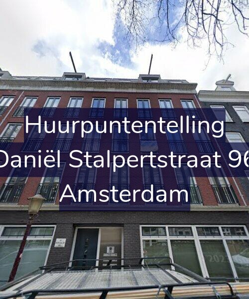 Foto gevel Huurpuntentelling voor Daniël Stalpertstraat 96, Amsterdam