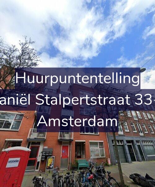 Foto gevel Huurpuntentelling voor Daniël Stalpertstraat 33-F, Amsterdam