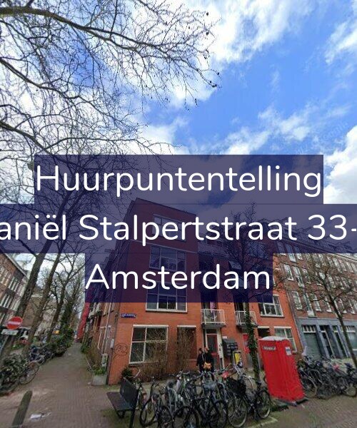 Foto gevel Huurpuntentelling voor Daniël Stalpertstraat 33-A, Amsterdam