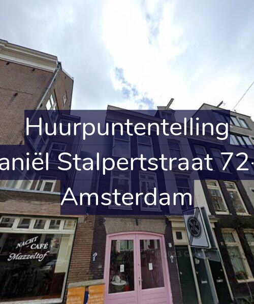Foto gevel Huurpuntentelling voor Daniël Stalpertstraat 72-2, Amsterdam