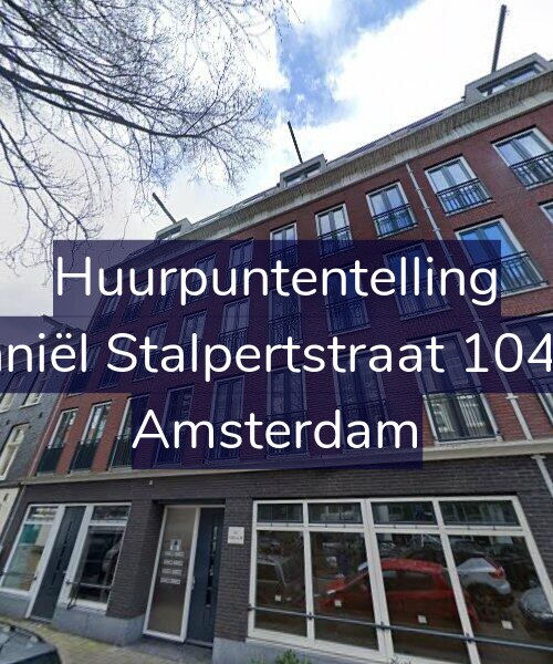 Foto gevel Huurpuntentelling voor Daniël Stalpertstraat 104-C, Amsterdam
