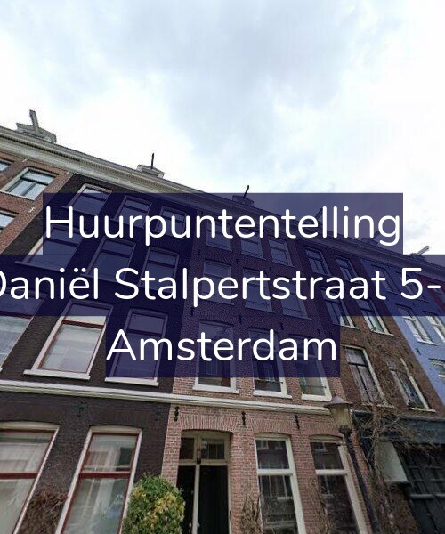 Foto gevel Huurpuntentelling voor Daniël Stalpertstraat 5-2, Amsterdam
