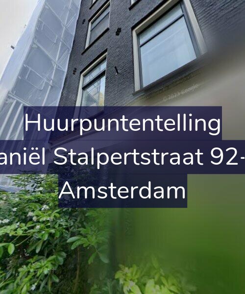 Foto gevel Huurpuntentelling voor Daniël Stalpertstraat 92-H, Amsterdam