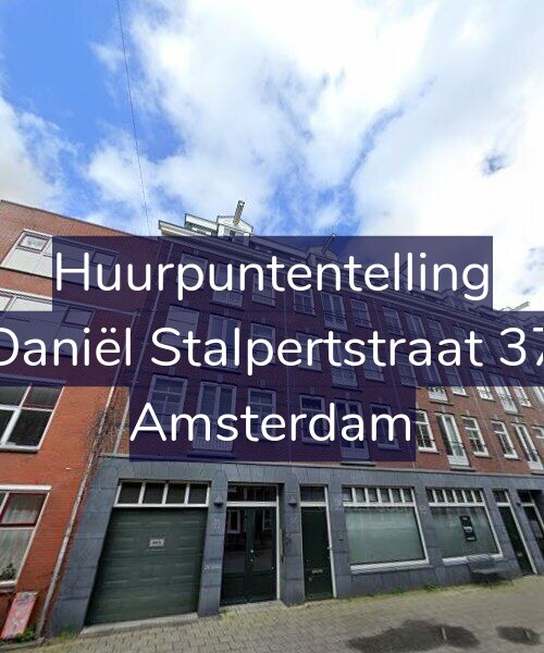 Foto gevel Huurpuntentelling voor Daniël Stalpertstraat 37, Amsterdam