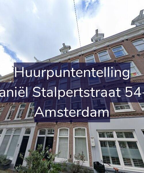 Foto gevel Huurpuntentelling voor Daniël Stalpertstraat 54-1, Amsterdam