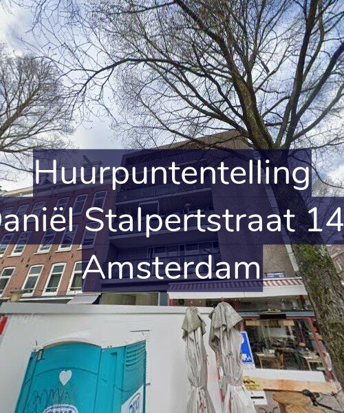 Foto gevel Huurpuntentelling voor Daniël Stalpertstraat 147, Amsterdam