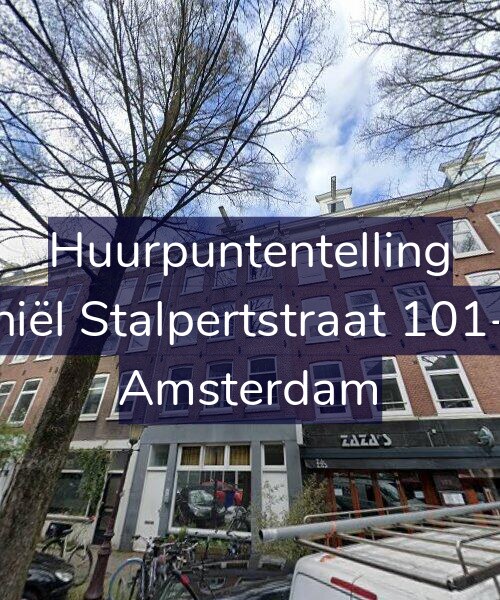 Foto gevel Huurpuntentelling voor Daniël Stalpertstraat 101-2V, Amsterdam