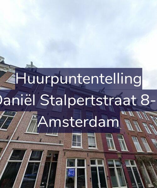 Foto gevel Huurpuntentelling voor Daniël Stalpertstraat 8-2, Amsterdam