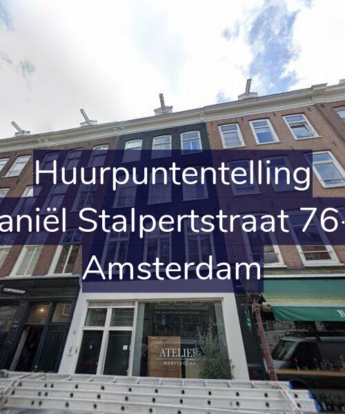 Foto gevel Huurpuntentelling voor Daniël Stalpertstraat 76-1, Amsterdam