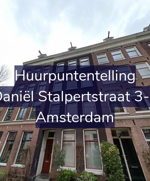 Foto gevel Huurpuntentelling voor Daniël Stalpertstraat 3-1, Amsterdam