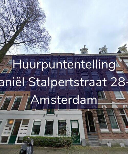 Foto gevel Huurpuntentelling voor Daniël Stalpertstraat 28-C, Amsterdam