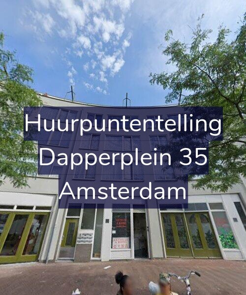 Foto gevel Huurpuntentelling voor Dapperplein 35, Amsterdam