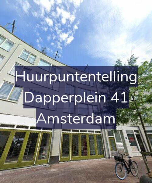 Foto gevel Huurpuntentelling voor Dapperplein 41, Amsterdam