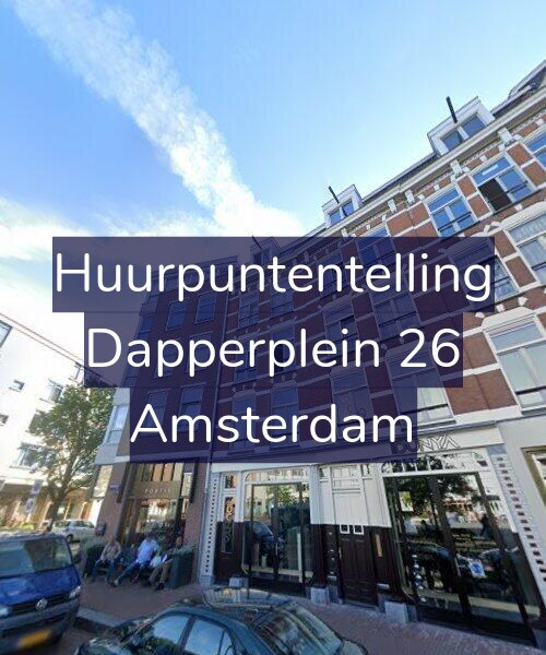 Foto gevel Huurpuntentelling voor Dapperplein 26, Amsterdam