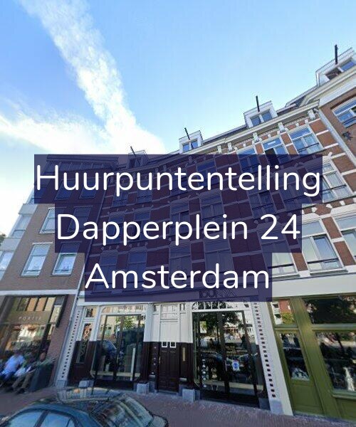 Foto gevel Huurpuntentelling voor Dapperplein 24, Amsterdam