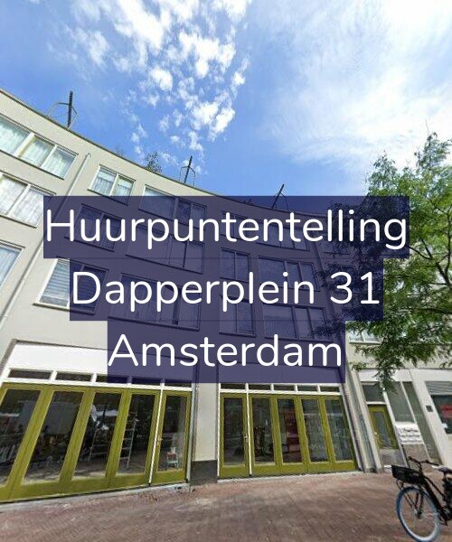 Foto gevel Huurpuntentelling voor Dapperplein 31, Amsterdam
