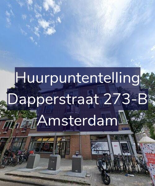 Foto gevel Huurpuntentelling voor Dapperstraat 273-B, Amsterdam