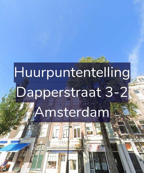 Foto gevel Huurpuntentelling voor Dapperstraat 3-2, Amsterdam
