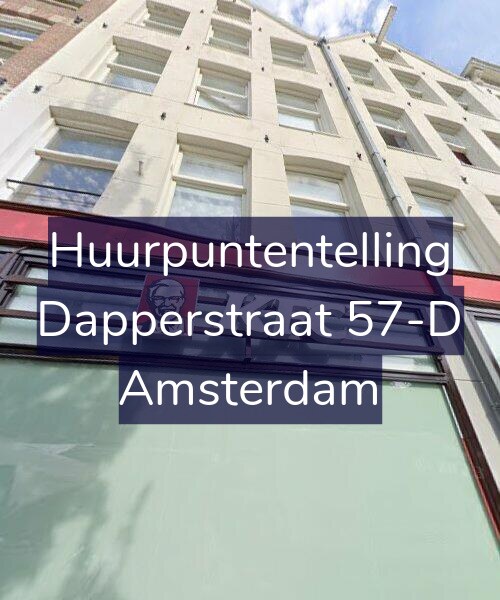 Foto gevel Huurpuntentelling voor Dapperstraat 57-D, Amsterdam