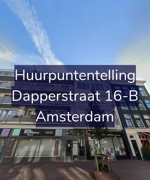 Foto gevel Huurpuntentelling voor Dapperstraat 16-B, Amsterdam