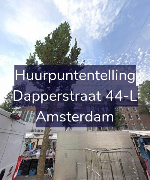 Foto gevel Huurpuntentelling voor Dapperstraat 44-L, Amsterdam