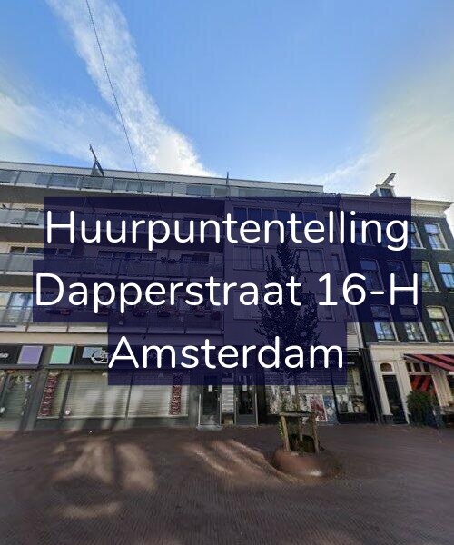 Foto gevel Huurpuntentelling voor Dapperstraat 16-H, Amsterdam