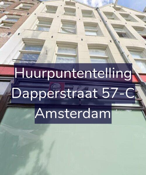Foto gevel Huurpuntentelling voor Dapperstraat 57-C, Amsterdam