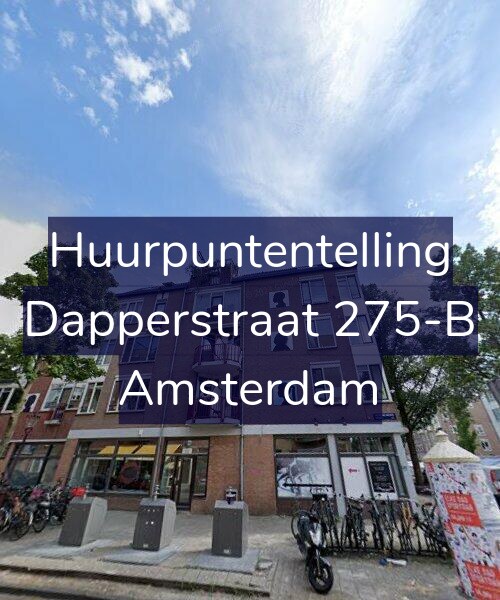 Foto gevel Huurpuntentelling voor Dapperstraat 275-B, Amsterdam