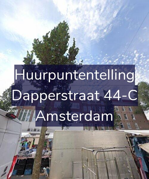 Foto gevel Huurpuntentelling voor Dapperstraat 44-C, Amsterdam