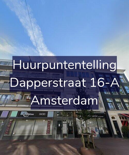 Foto gevel Huurpuntentelling voor Dapperstraat 16-A, Amsterdam