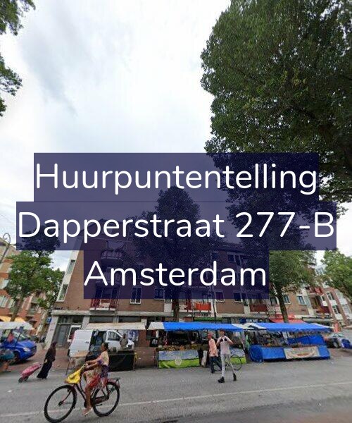 Foto gevel Huurpuntentelling voor Dapperstraat 277-B, Amsterdam