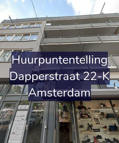 Foto gevel Huurpuntentelling voor Dapperstraat 22-K, Amsterdam