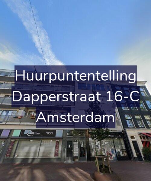 Foto gevel Huurpuntentelling voor Dapperstraat 16-C, Amsterdam