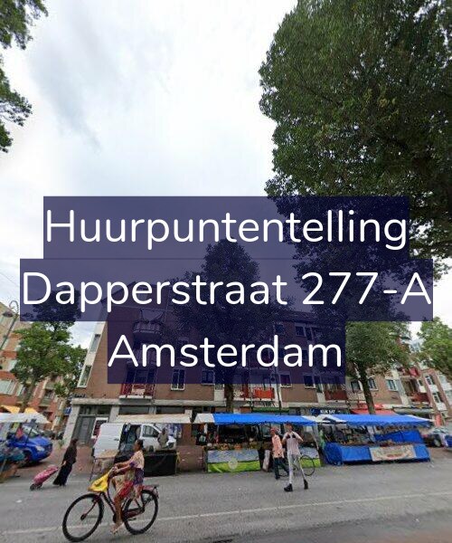 Foto gevel Huurpuntentelling voor Dapperstraat 277-A, Amsterdam