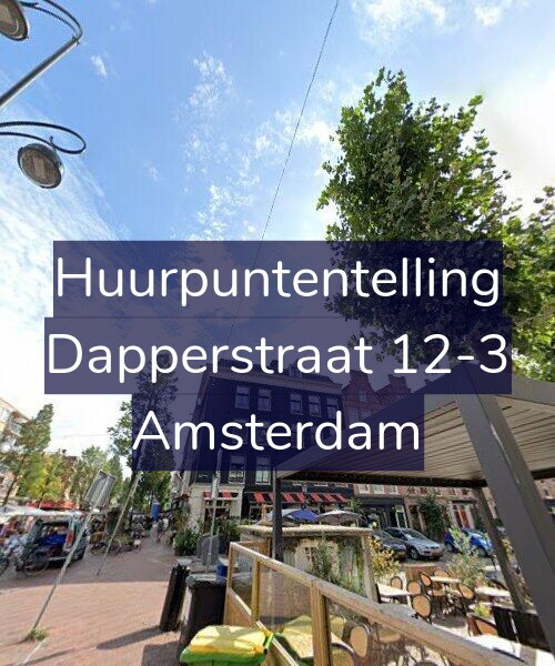 Foto gevel Huurpuntentelling voor Dapperstraat 12-3, Amsterdam