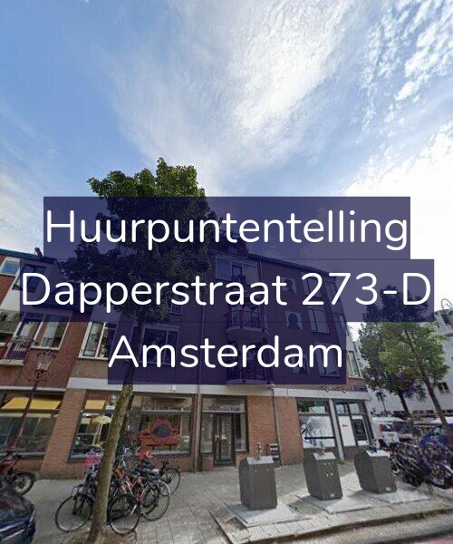 Foto gevel Huurpuntentelling voor Dapperstraat 273-D, Amsterdam