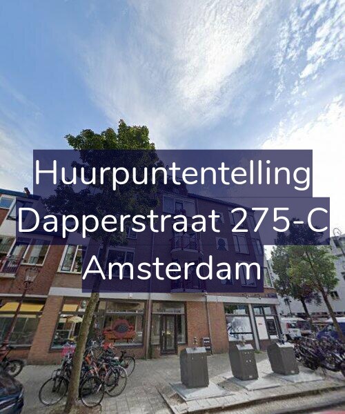 Foto gevel Huurpuntentelling voor Dapperstraat 275-C, Amsterdam