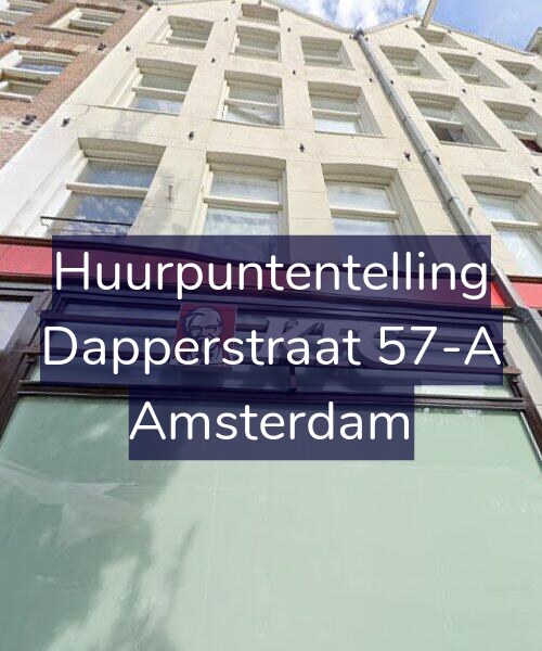 Foto gevel Huurpuntentelling voor Dapperstraat 57-A, Amsterdam