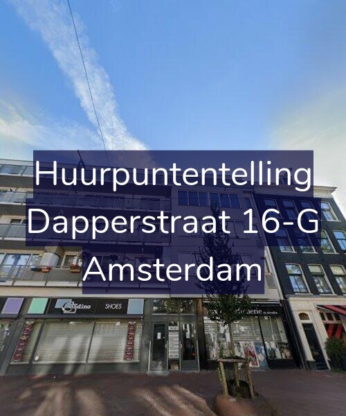 Foto gevel Huurpuntentelling voor Dapperstraat 16-G, Amsterdam