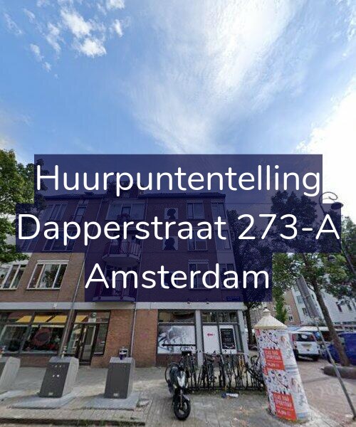 Foto gevel Huurpuntentelling voor Dapperstraat 273-A, Amsterdam