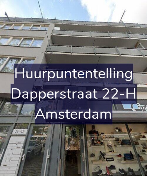 Foto gevel Huurpuntentelling voor Dapperstraat 22-H, Amsterdam